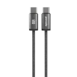 Porodo Woven 60W Type-C to Type-C Cable 1.2M