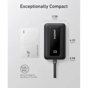 Anker Zolo 10000mAh Powerbank with Built-in USB C Cable