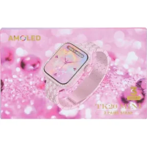 Amoled Smartwatch TK20 Mini with 3 Straps