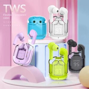 Wireless Earbuds, TWS In-Ear Hi-Fi Stereo, Sports And Gaming Headset With Digital Display Cha