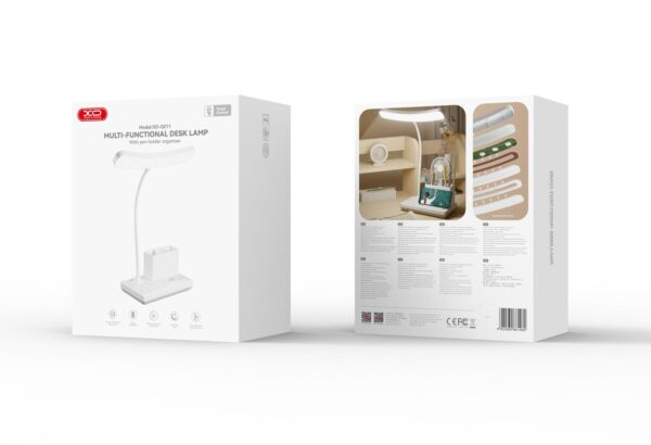 Multi Functional Desk Lamp With Pen Holder Organiser